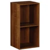 Structure Box Cube 2 cases 35,2x30x69,2cm bois marron