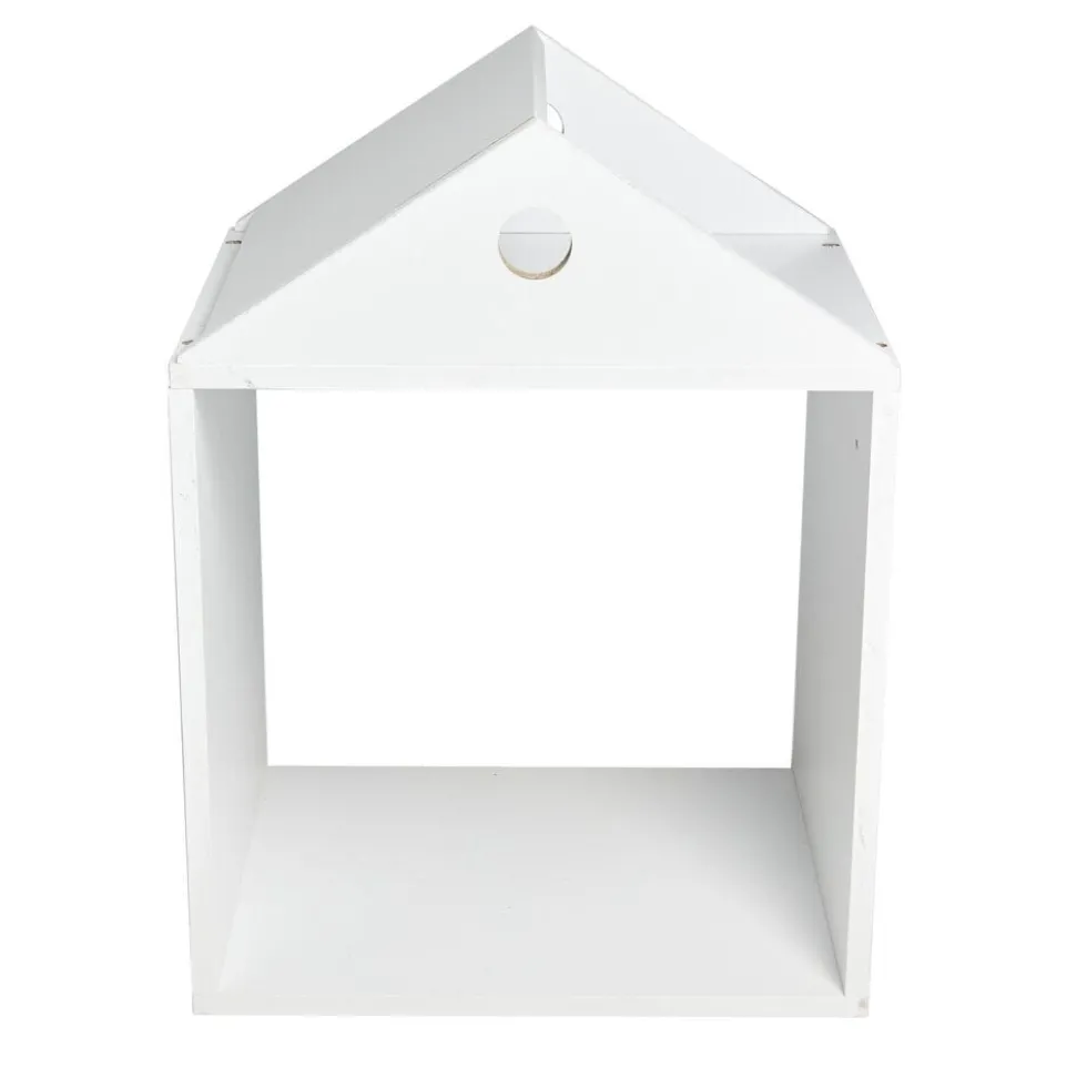 Structure maison enfant Box Cube bois blanc