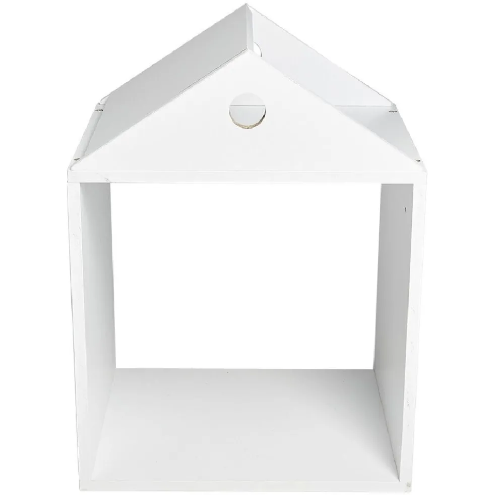 Structure maison enfant Box Cube bois blanc