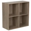 Structure pour Box Cube 4 cases bois blanc 69x30xH69cm