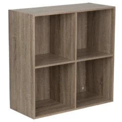 Structure pour Box Cube 4 cases bois blanc 69x30xH69cm