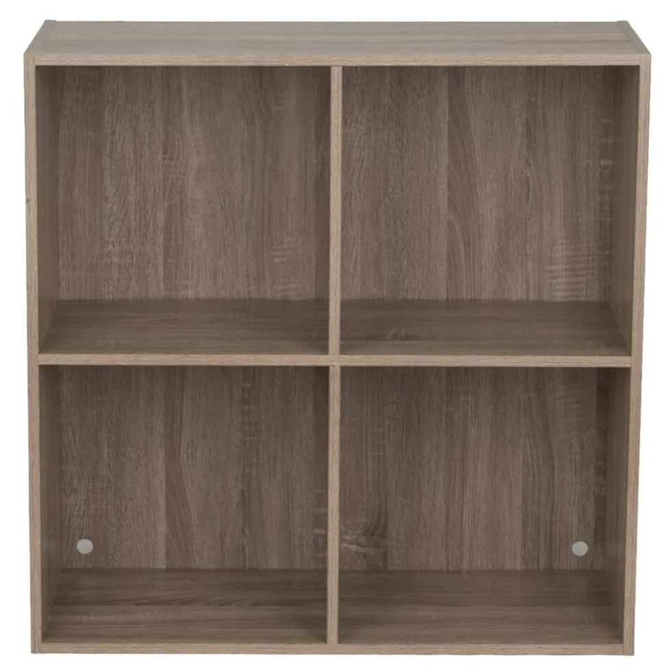 Structure pour Box Cube 4 cases bois blanc 69x30xH69cm