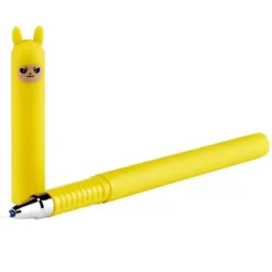 Stylo avec figurine Gromimis 3D jaune L19,5cm