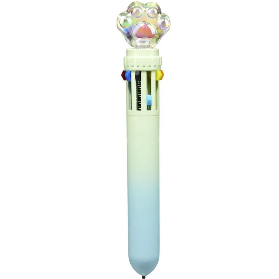 Stylo bille 10 couleurs kawaii funny animal