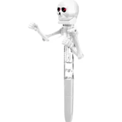 Stylo à bille fun squelette boxeur L14,5cm (4 modèles)