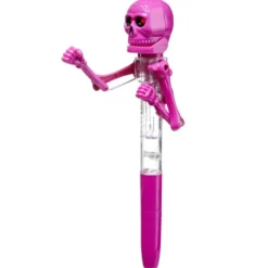 Stylo à bille fun squelette boxeur L14,5cm (4 modèles)