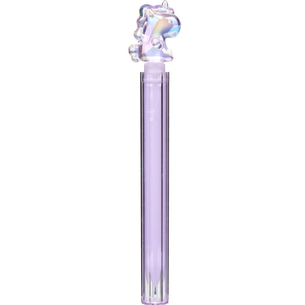 Stylo bille kawaii licorne violet pastel L14,5cm
