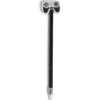 Stylo à encre embout gaming plastique et métal noir