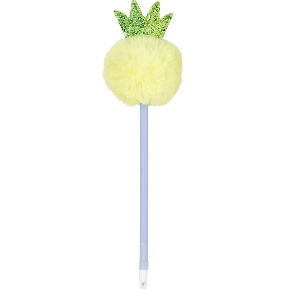 Stylo fantaisie pompon fruit H23,2ccm