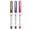 Stylo gel encre liquide noir bleu rouge x3