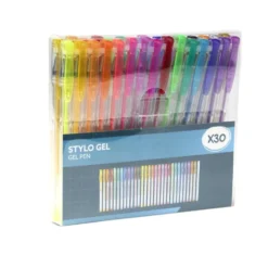 Stylo gel x30 palette multicolore L12cm