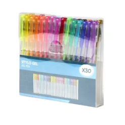 Stylo gel x30 palette multicolore L12cm