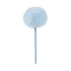 Stylo pompon tulle bleu L22cm