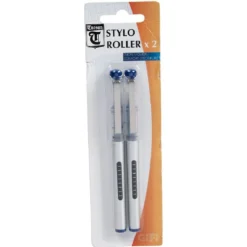 Stylo roller x2 bleu