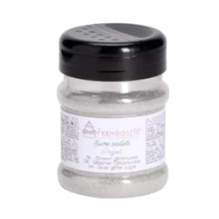 Sucre pailleté argenté Framboiselle 160gr