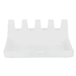 Support à couverts en plastique blanc 14,5x13x5cm