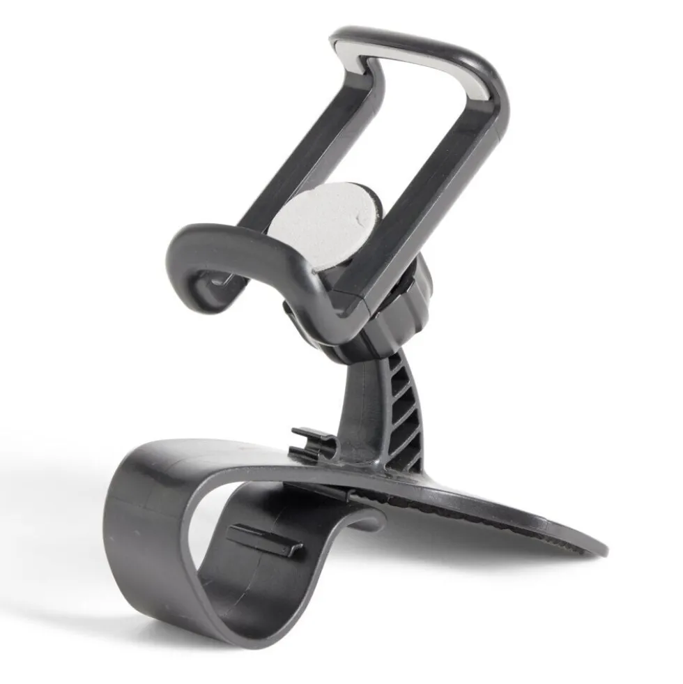 Support de téléphone pour voiture avec rotation 360° noir