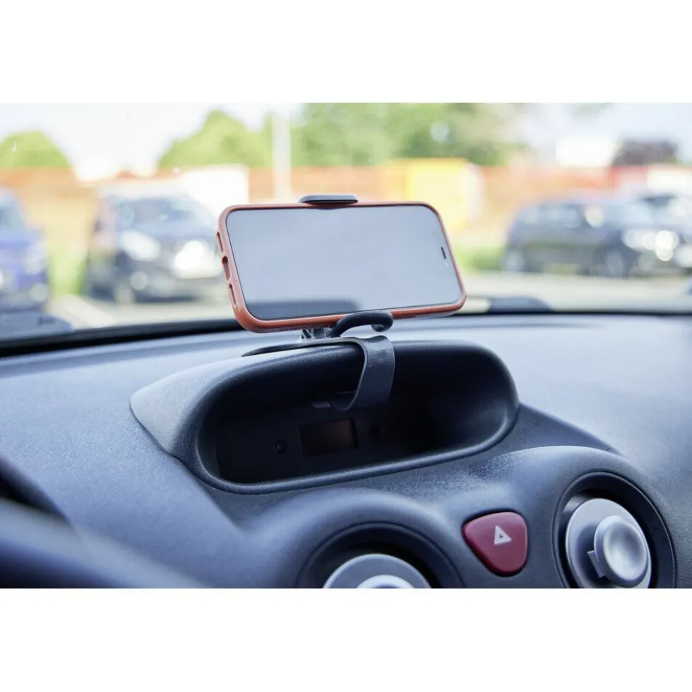 Support de téléphone pour voiture avec rotation 360° noir