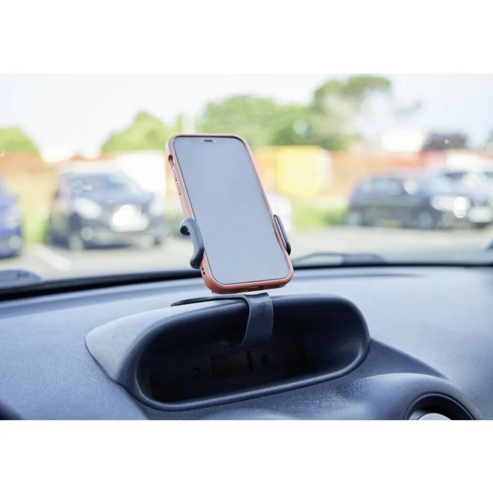 Support de téléphone pour voiture avec rotation 360° noir