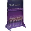 Support DIY pour flûte à champagne