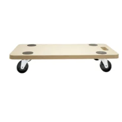 Support à roulettes en bois 60x30cm charge 150kg