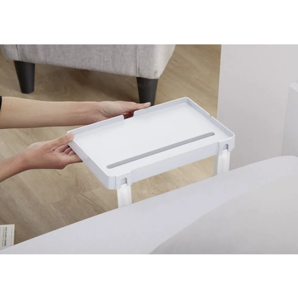 Support tablette multifonction blanc