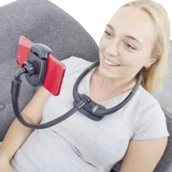 Support téléphone ajustable mains libres pour le cou L44,5cm