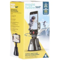Support téléphone avec suivi de mouvement 360°