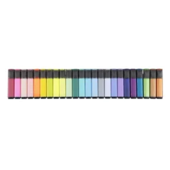 Surligneur x24 classique et pastel corps métallique L13cm