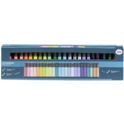 Surligneur x24 classique et pastel corps métallique L13cm