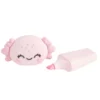 Surligneur x2 forme animal L7,5cm (2 modèles capybara ou axolotl)