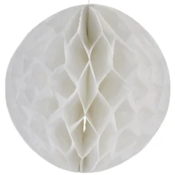 Suspension boule en papier blanc