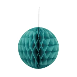 Suspension boule en papier vert