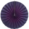 Suspension rosace papier violet x3