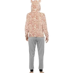 Sweat pyjama léopard pour adulte Taille S/M ou L
