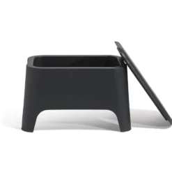 Table basse coffre Gary gris anthracite
