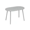 Table basse Faro métal gris clair 60x35xH40cm
