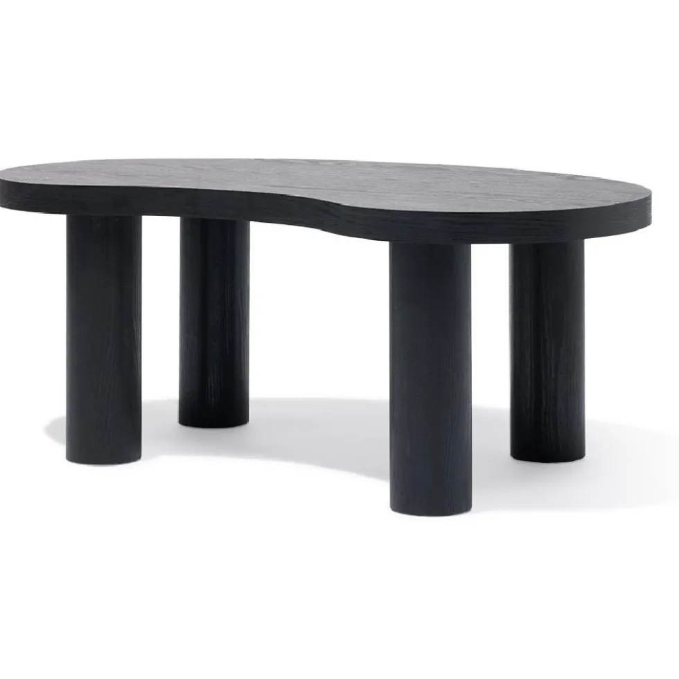 Table basse Pachi noir - L100xP50xH40 cm
