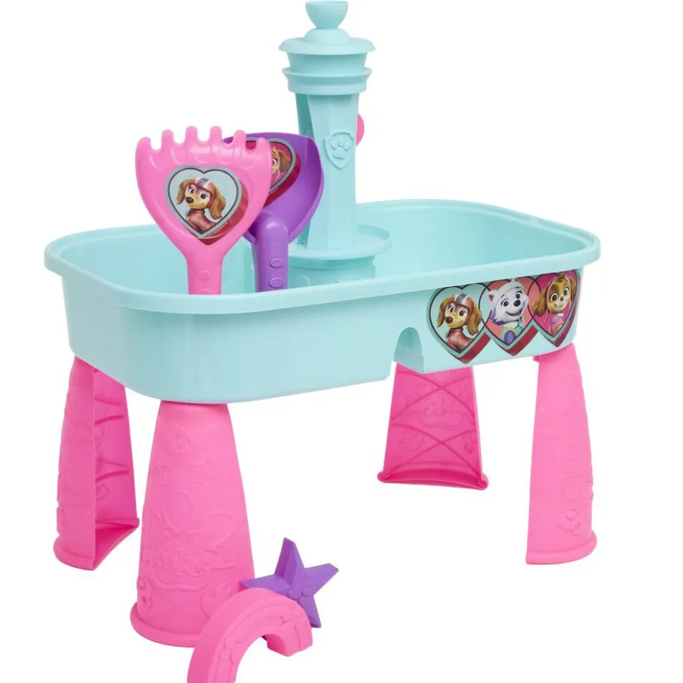 Table d'activités enfant Pat Patrouille sable et eau 29x10xH41cm (2 modèles)