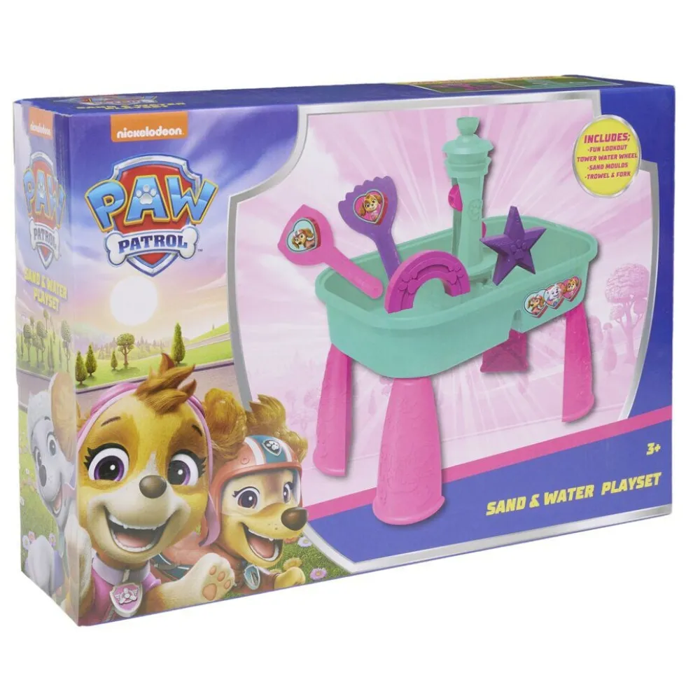 Table d'activités enfant Pat Patrouille sable et eau 29x10xH41cm (2 modèles)