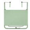 Table d'appoint pour balcon Oslow pliante acier vert sauge 60x40xH68cm