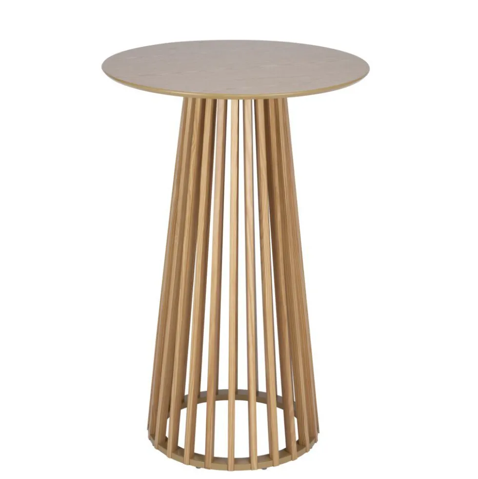 Table de bar Macao en bois Ø70xH105cm