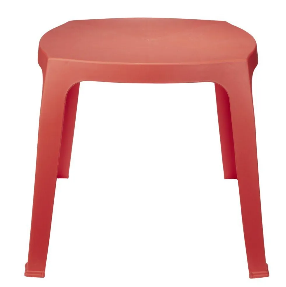 Table de jardin enfant plastique Viva rose 56x51xH45cm