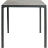 Table haute de jardin Oslow effet marbre 90x90xH94,5 cm