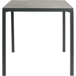 Table haute de jardin Oslow effet marbre 90x90xH94,5 cm