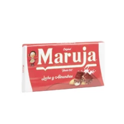 Tablette de chocolat au lait et amandes Maruja 100g
