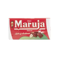 Tablette de chocolat au lait et noisettes Maruja 100g