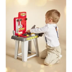 Établi bricolage enfant avec 19 accessoires
