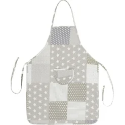 Tablier de cuisine avec poche devant, 3 coloris