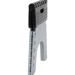 Tabouret pliant noir et gris H31 cm